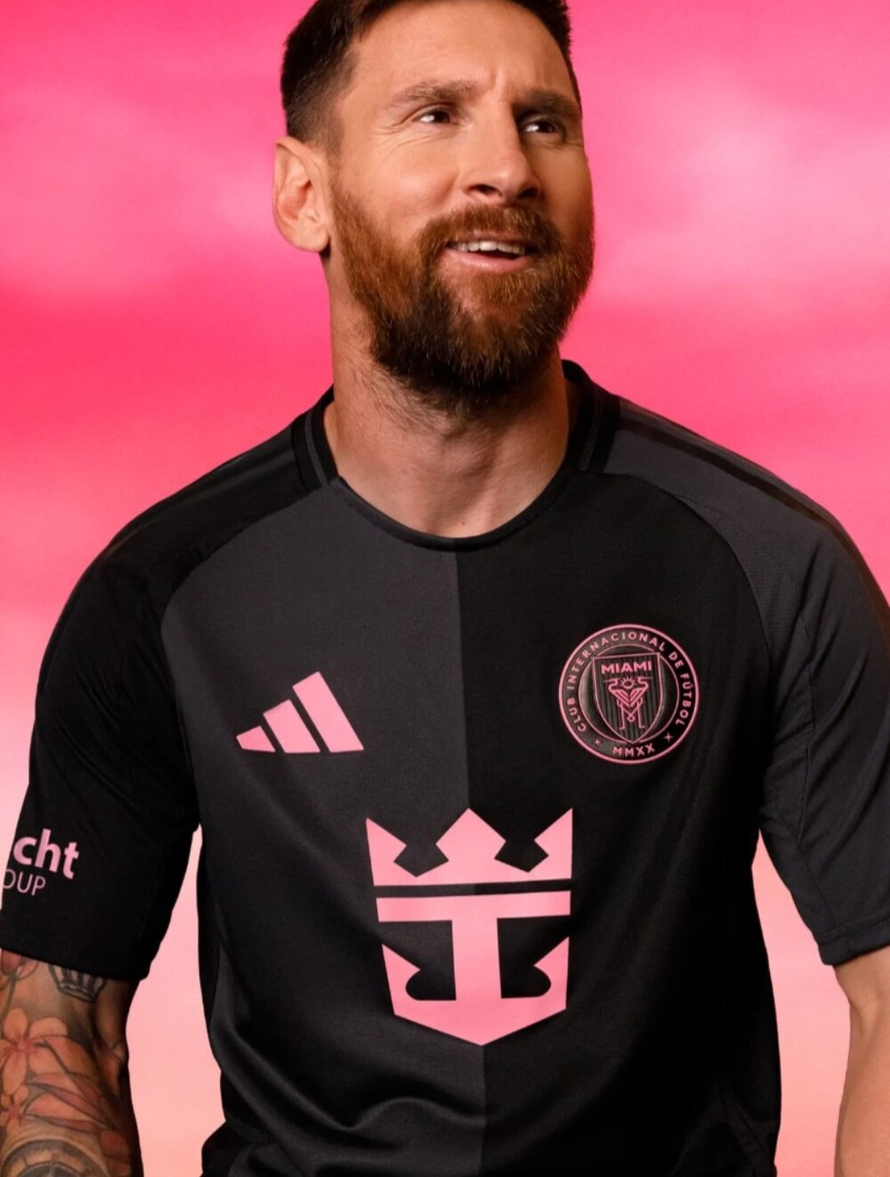 Adidas Inter Miami 2024 Lionel Messi #10 Away Jersey Royal Caribbean Size Large